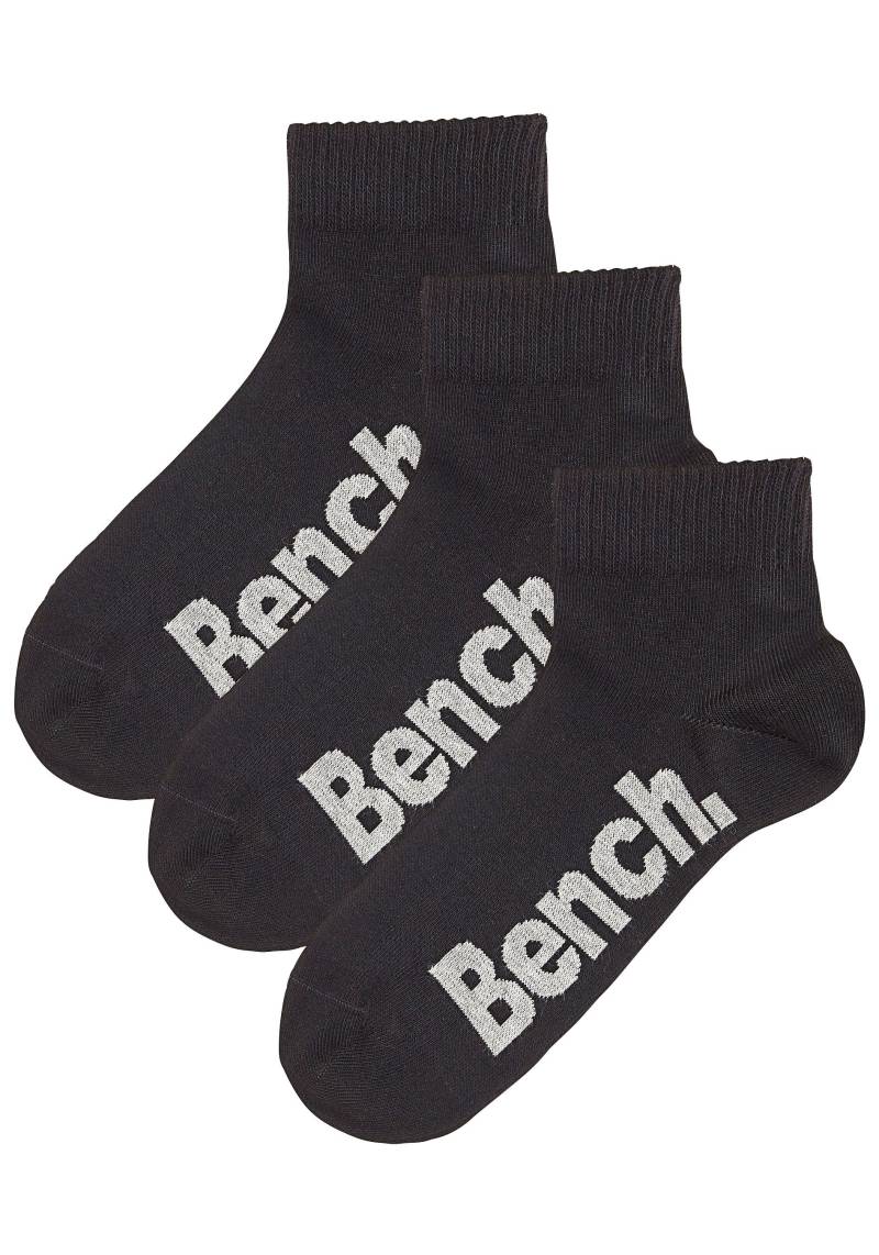 Bench. Kurzsocken, (Packung, 3 Paar), mit bequemen Rippbündchen von Bench.