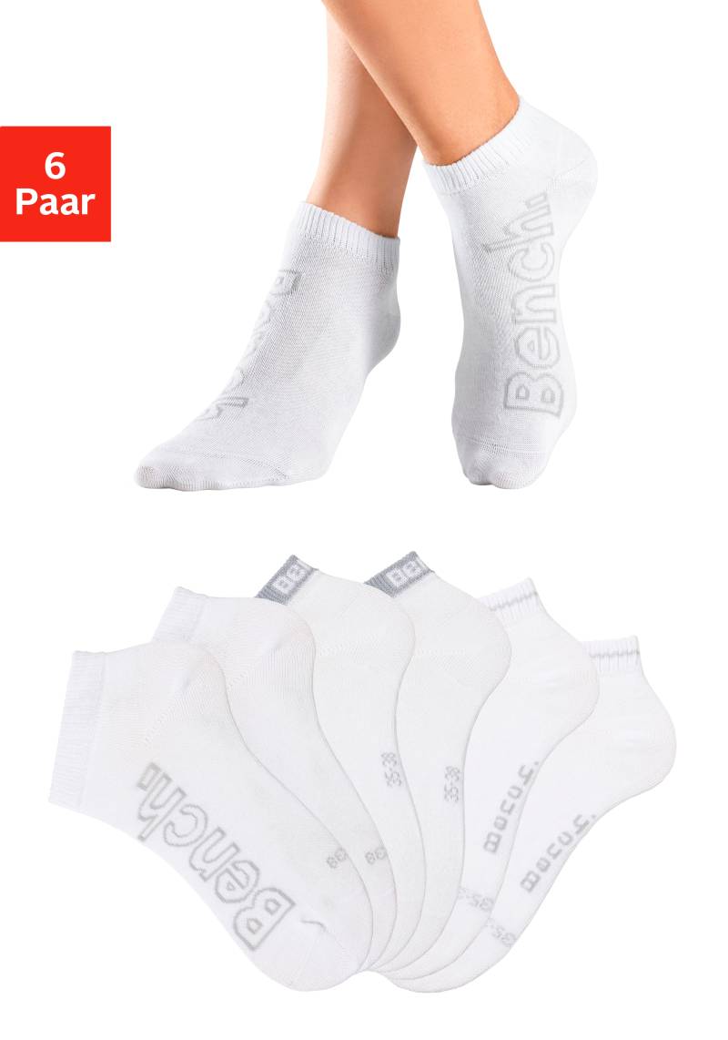 Bench. Sneakersocken, (Packung, 6 Paar), mit unterschiedlichen Designs von Bench.