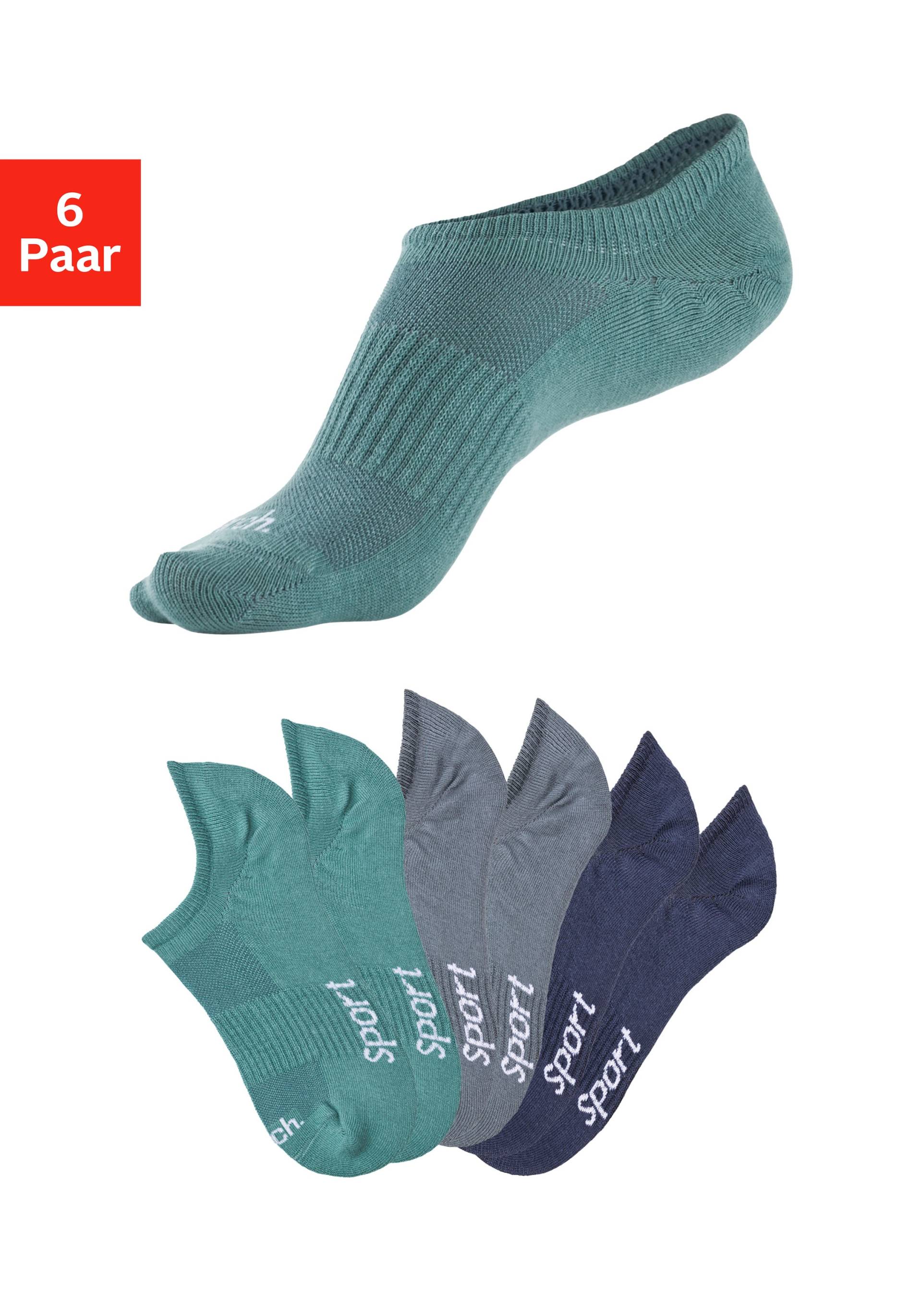 Bench. Sneakersocken, (Packung, 6 Paar), nicht sichtbar in Sneakern von Bench.