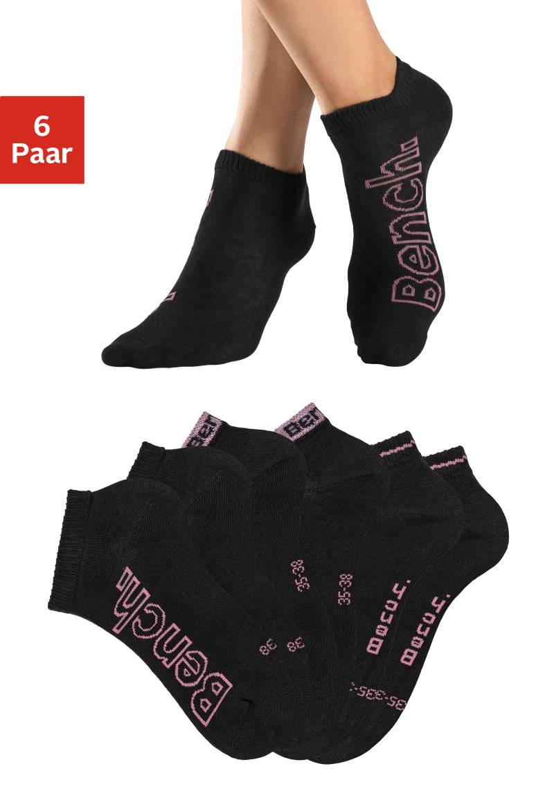 Bench. Sneakersocken, (Packung, 6 Paar), mit unterschiedlichen Designs von Bench.