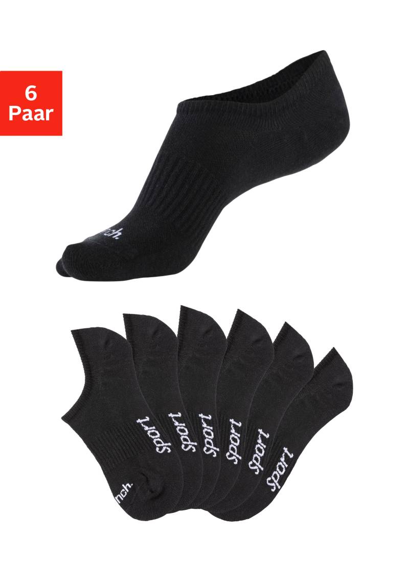 Bench. Sneakersocken »invisible«, (Packung, 6 Paar), nicht sichtbar in Sneakern von Bench.