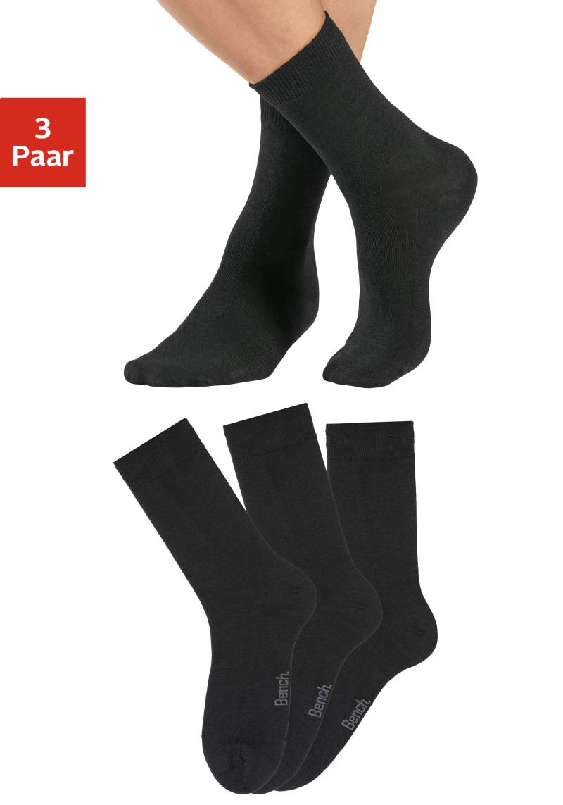 Bench. Socken »Herren«, (Packung, 3 Paar), mit wärmender Wolle von Bench.