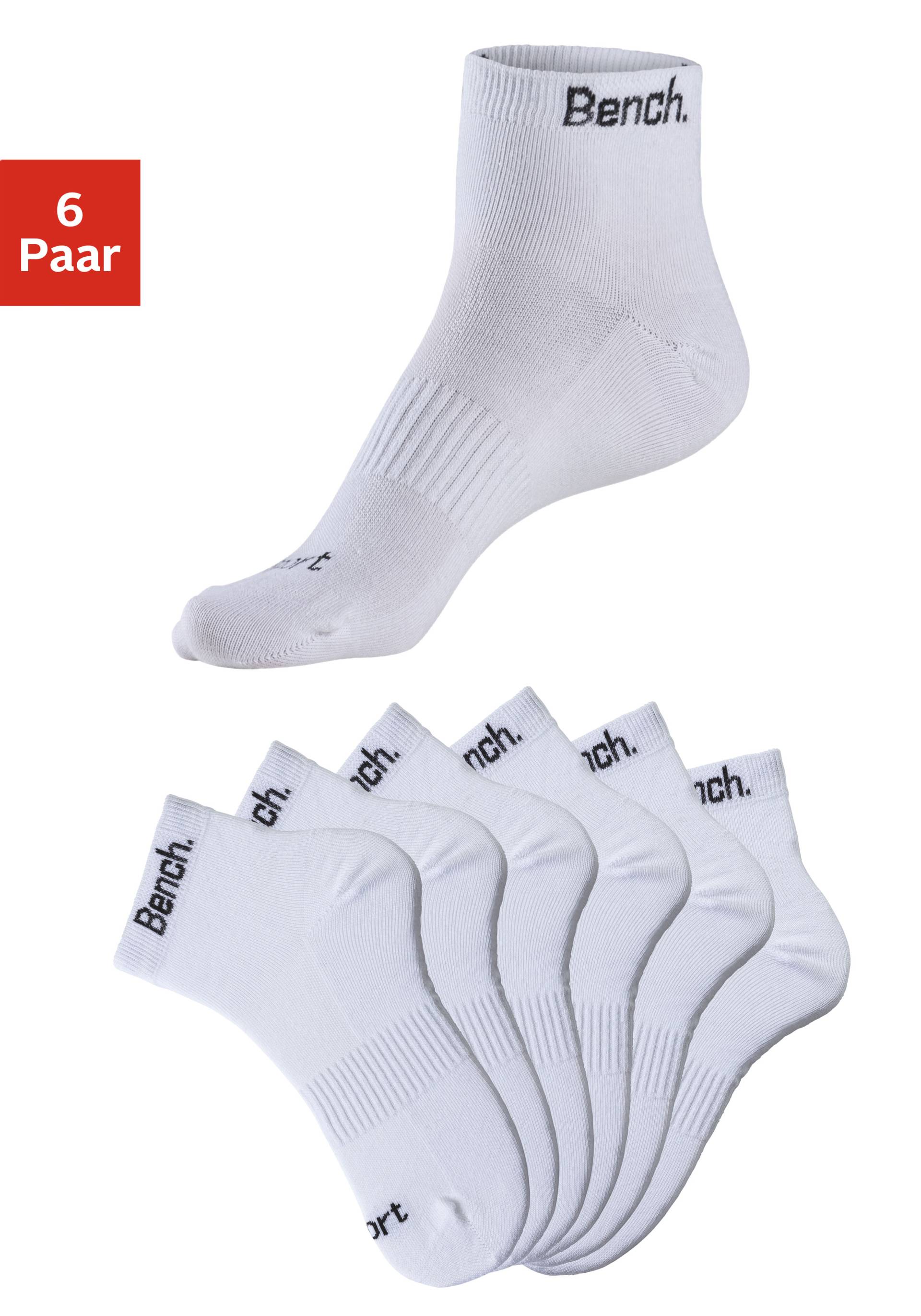 Bench. Sportsocken, (Packung, 6 Paar), mit antibakterieller Feuchtigkeitsregulierung von Bench.