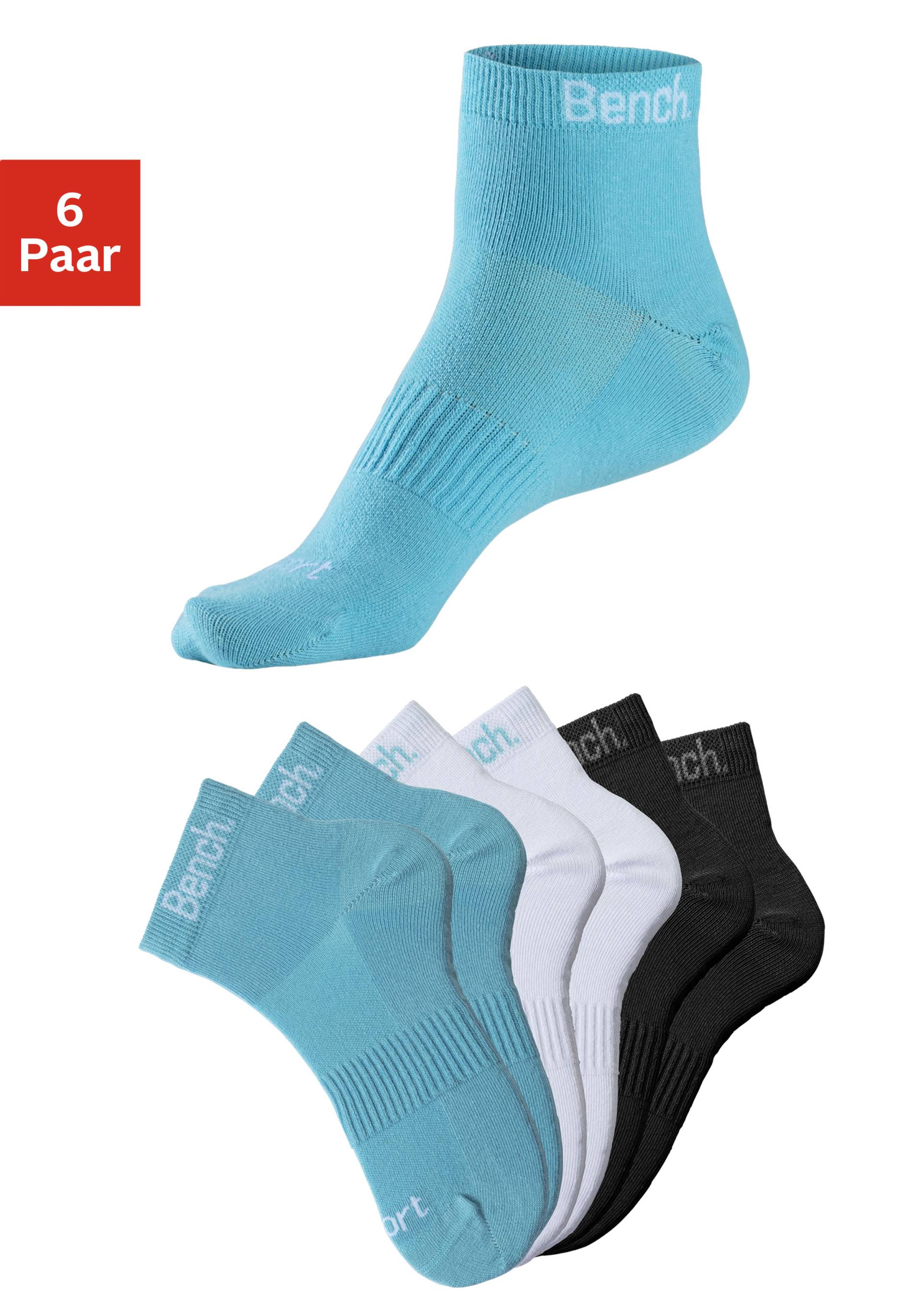 Bench. Sportsocken, (Packung, 6 Paar), mit antibakterieller Feuchtigkeitsregulierung von Bench.