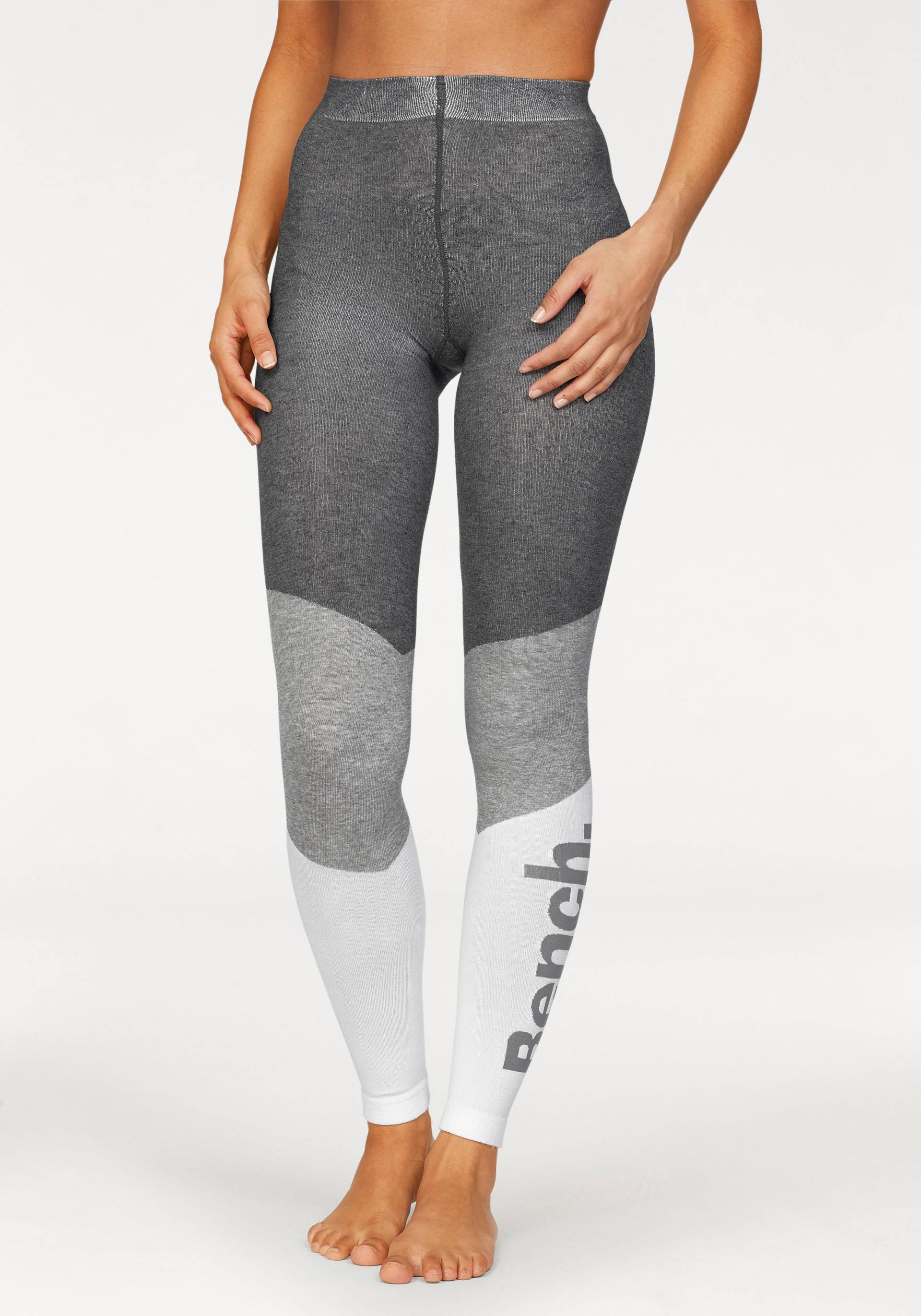 Bench. Strickleggings, im sportiven Colorblockdesign Bench. Strickleggings, im sportiven Colorblockdesign von Bench.