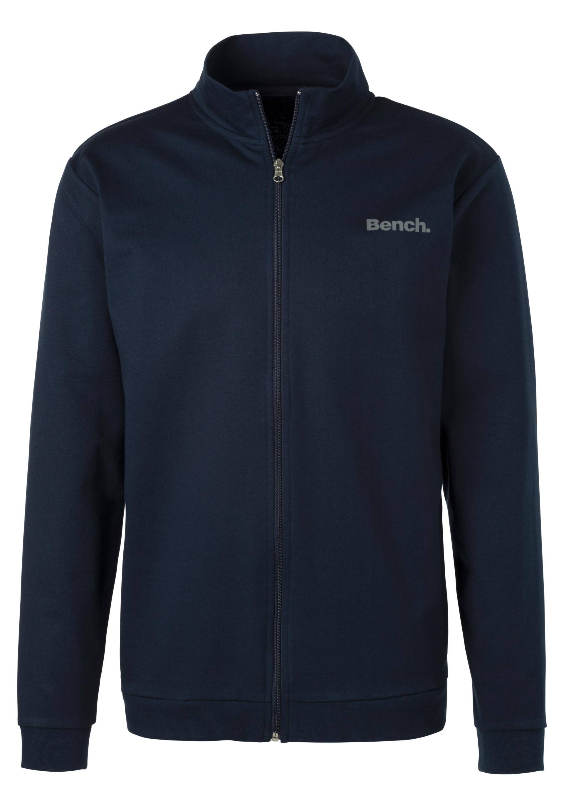 Bench. Loungewear Sweatjacke, mit seitlichen Eingrifftaschen, aus leichter und bequemer Sweatware von Bench. Loungewear