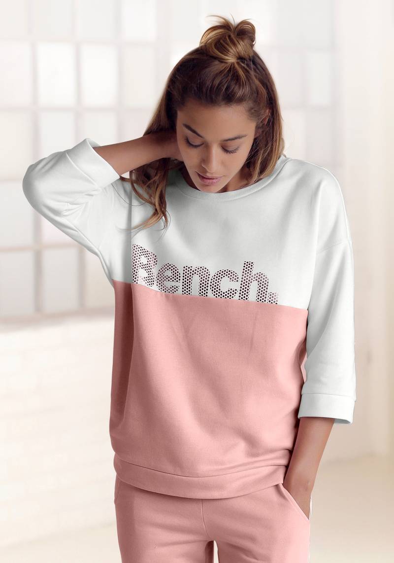 Bench. Sweatshirt, im Colorblocking Design, Loungewear, Loungeanzug von Bench.