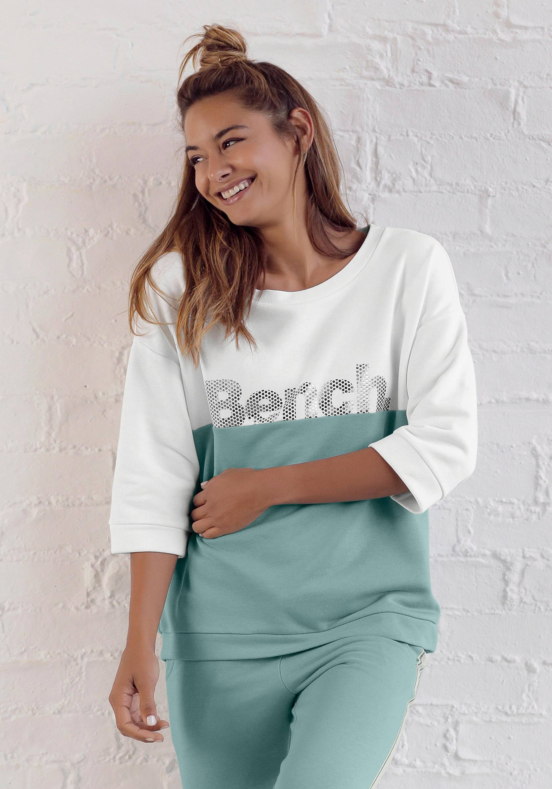 Bench. Sweatshirt, im Colorblocking Design, Loungewear, Loungeanzug von Bench.