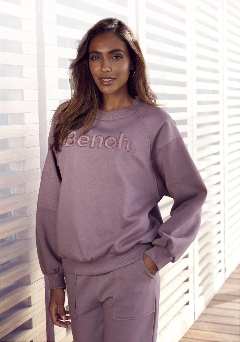 Bench. Sweatshirt, mit 3D Logostickerei, Loungeanzug von Bench.