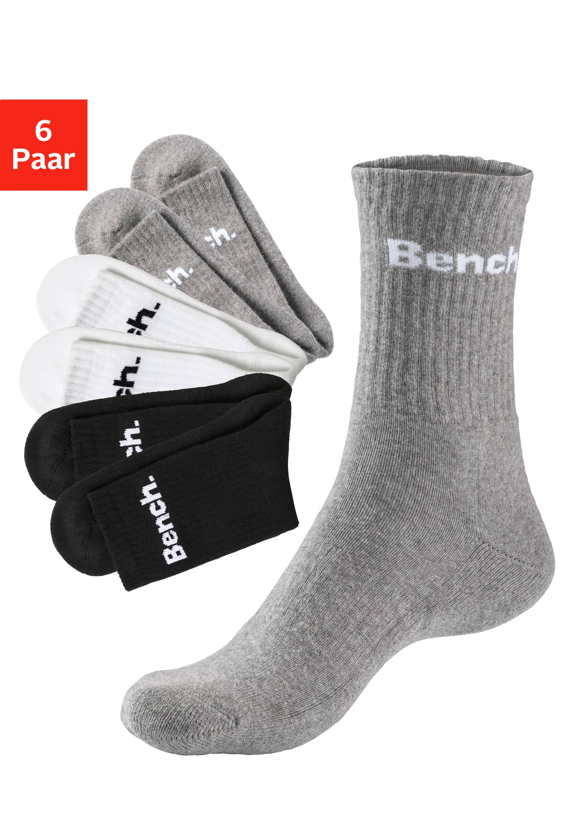 Bench. Tennissocken, (Packung, 6 Paar), mit Fuss Polsterung von Bench.