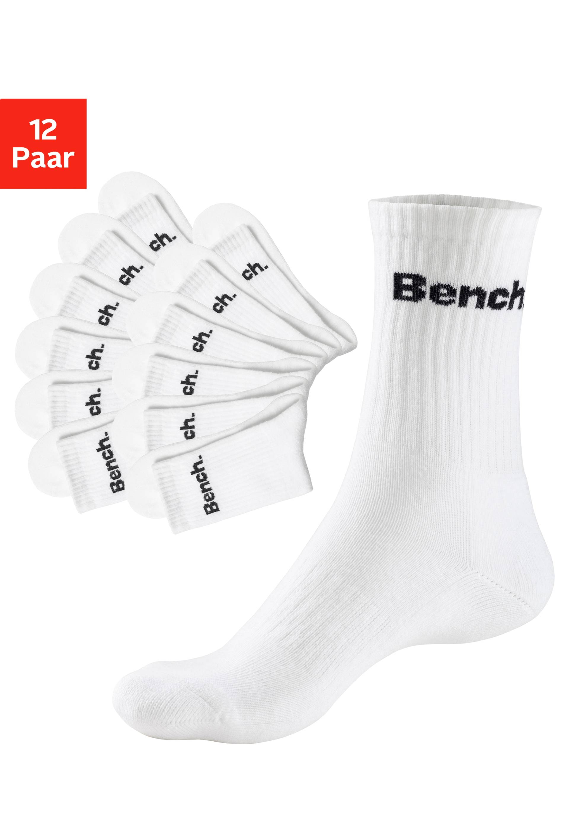 Bench. Tennissocken, (Packung, 12 Paar), mit Fuss Polsterung von Bench.