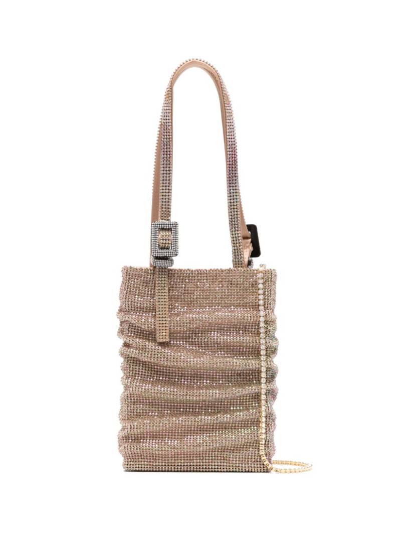 Benedetta Bruzziches rhinestone-embellished draped tote - Gold von Benedetta Bruzziches