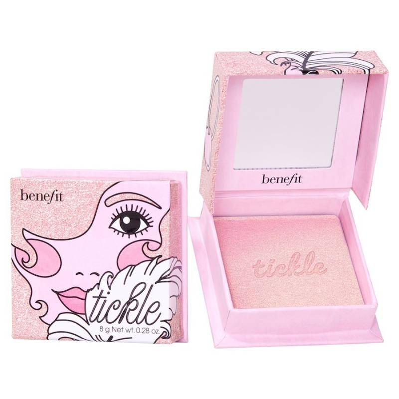 Benefit Bronzer & Blush Collection Benefit Bronzer & Blush Collection Tickle in zartem Rosa mit Goldschimmer highlighter 6.0 g von Benefit