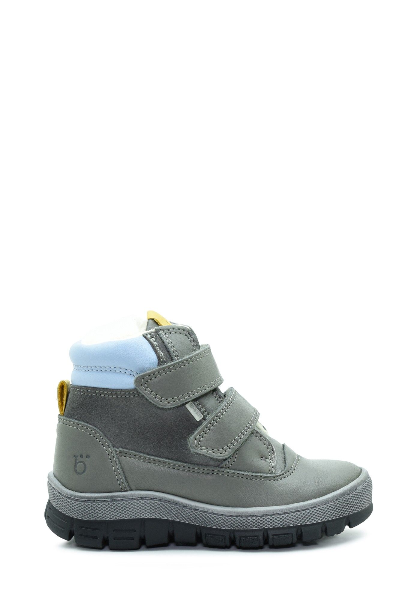 Benjie Arosa velcro Fourrée TEX Jeune enfant Anthracite Jaune-23 23 von Benjie