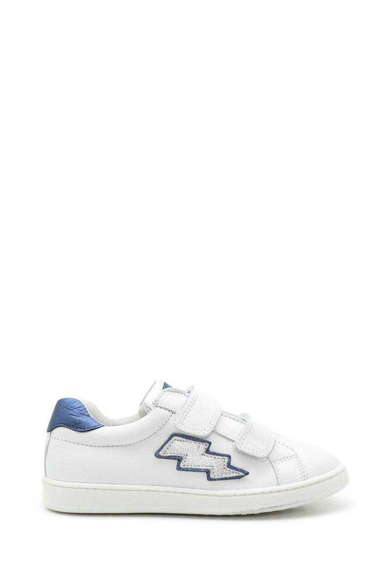 Benjie Bluche flash velcro  Enfant Blanc Bleu métal-31 31 von Benjie