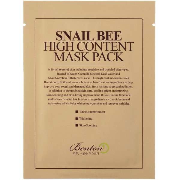 Snail Bee High Content Mask Pack Damen  20g von Benton