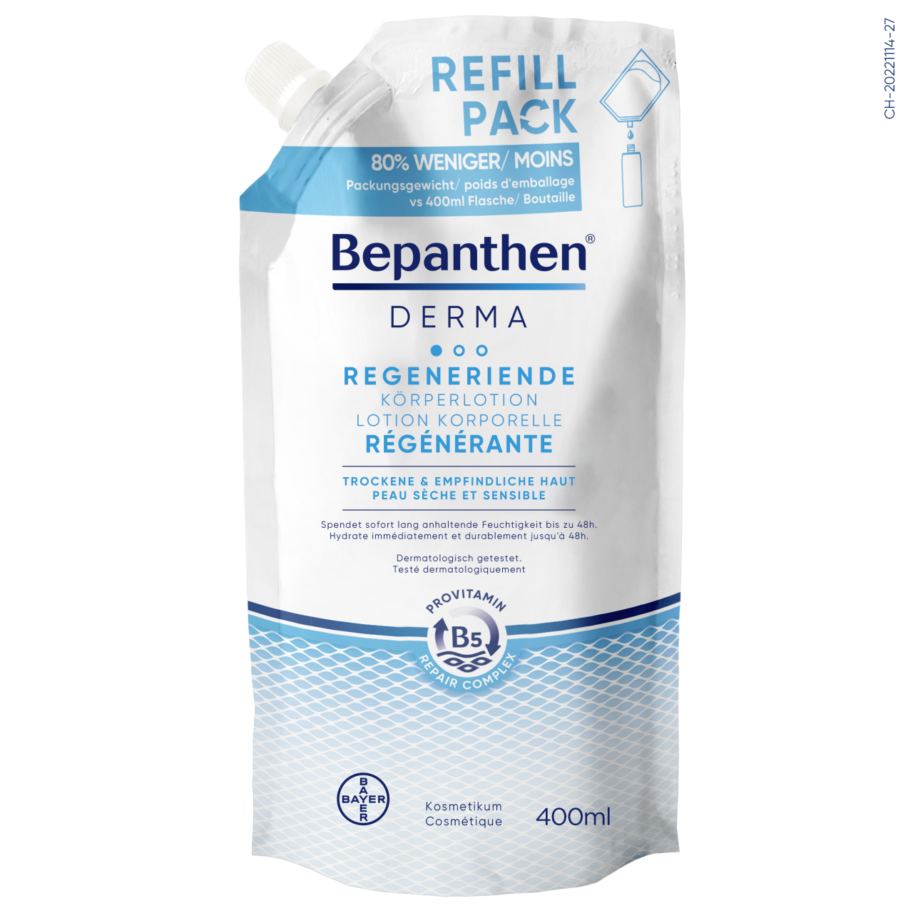 Bepanthen DERMA - Regenerierende Körperlotion - Nachfüllbeutel von Bepanthen DERMA