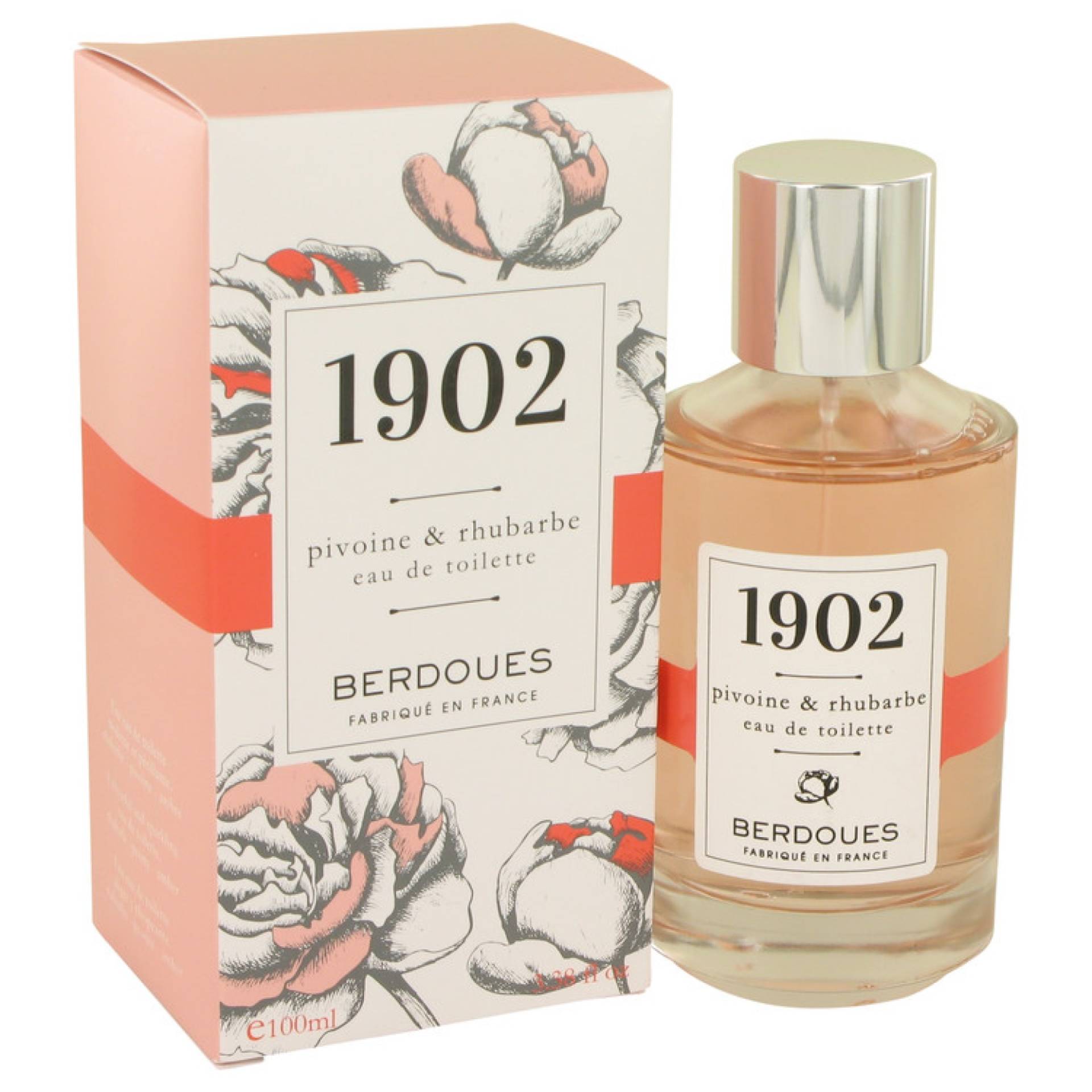 Berdoues 1902 Pivoine & Rhubarbe Eau De Toilette Spray 100 ml von Berdoues