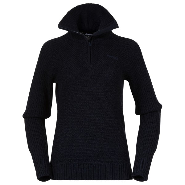 Bergans - Ulriken Lady Jumper - Merinopullover Gr L schwarz von Bergans