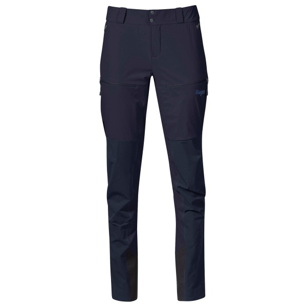 Bergans - Women's Rabot V2 Softshell Pants - Trekkinghose Gr 32 - Regular;34 - Long;34 - Regular;36 - Regular;38 - Regular;40 - Regular;40 - Short;42 - Regular;44 - Regular;46 - Regular blau;schwarz von Bergans