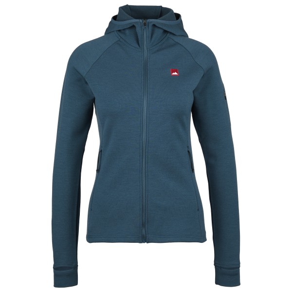 Bergfreunde - Women's MerinoFleece RömersteinBF. Zip Hoody - Fleecejacke Gr 3XL blau von Bergfreunde