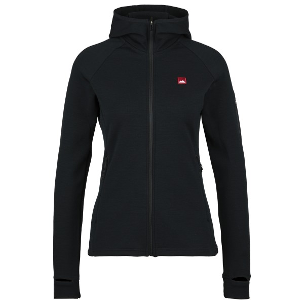 Bergfreunde - Women's MerinoFleece RömersteinBF. Zip Hoody - Fleecejacke Gr XXL schwarz von Bergfreunde