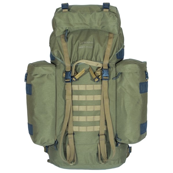 Berghaus - MMPS Vulcan V 80 + 20 - Trekkingrucksack Gr 80 + 20 l - Size 2 (Body: 160-173 cm);80 + 20 l - Size 3 (Body: 170-183 cm);80 + 20 l - Size 4 (Body: 183-198 cm) oliv von Berghaus