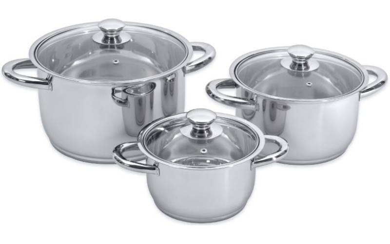 BergHOFF Topf-Set »Vision S Line 6-teilig«, Edelstahl von Berghoff