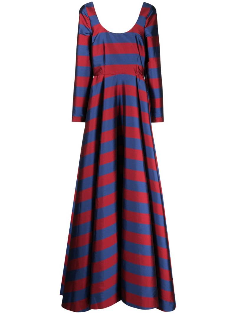 Bernadette Belucci striped flared gown von Bernadette