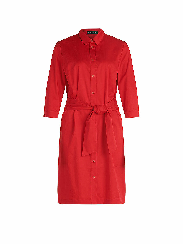 BETTY BARCLAY Hemdblusenkleid rot | 48 BETTY BARCLAY Hemdblusenkleid rot | 48 von Betty Barclay
