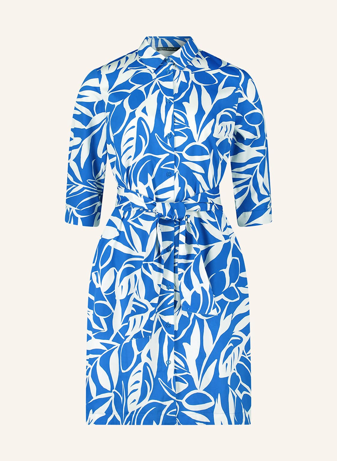 Betty Barclay Hemdblusenkleid Mit 3/4-Arm blau Betty Barclay Hemdblusenkleid Mit 3/4-Arm blau von Betty Barclay