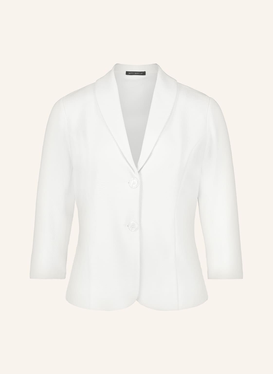 Betty Barclay Piqué-Blazer Mit 3/4-Arm weiss von Betty Barclay