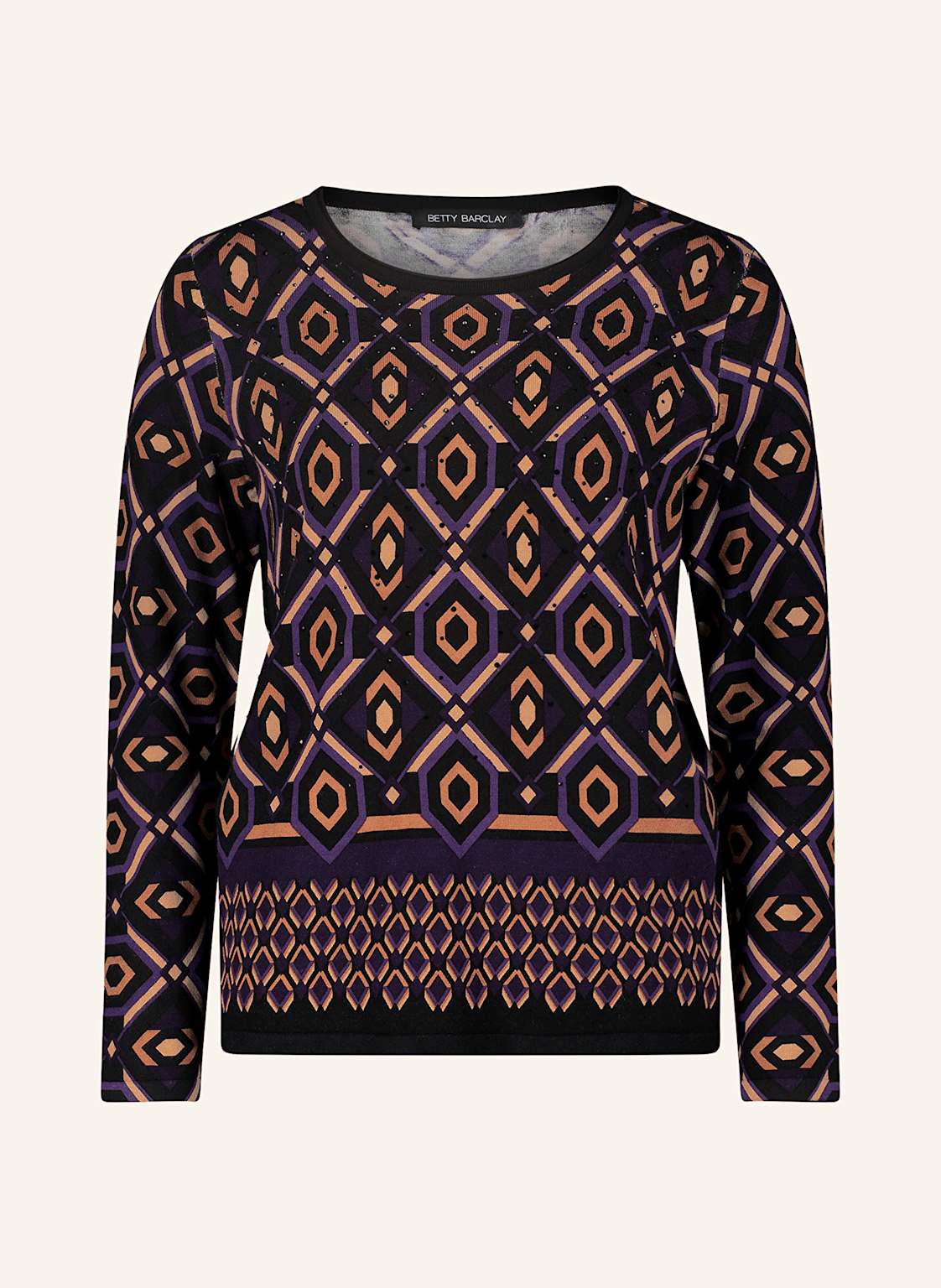 Betty Barclay Pullover Mit Schmucksteinen schwarz von Betty Barclay