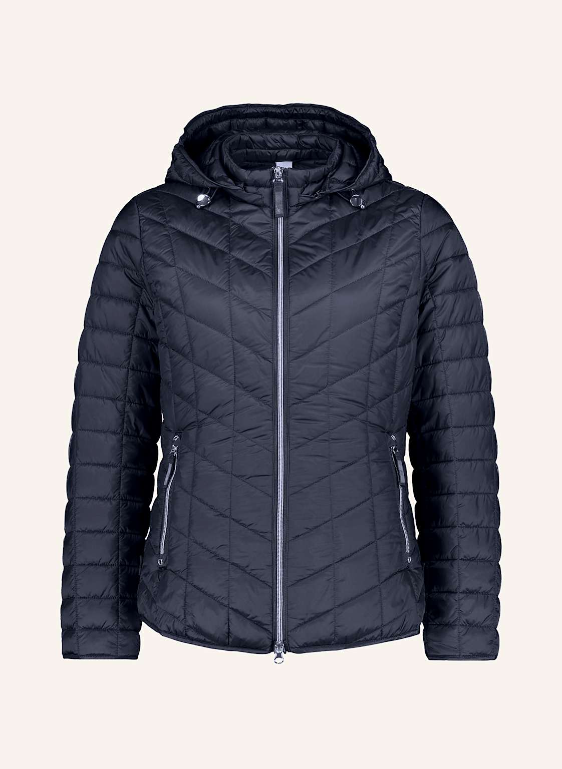 Betty Barclay Steppjacke Mit Abnehmbarer Kapuze blau von Betty Barclay