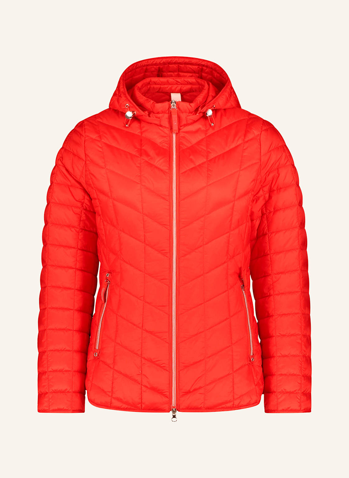 Betty Barclay Steppjacke Mit Abnehmbarer Kapuze rot von Betty Barclay