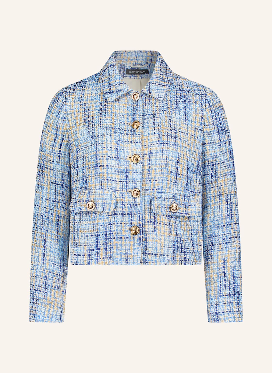 Betty Barclay Tweed-Blazer blau von Betty Barclay