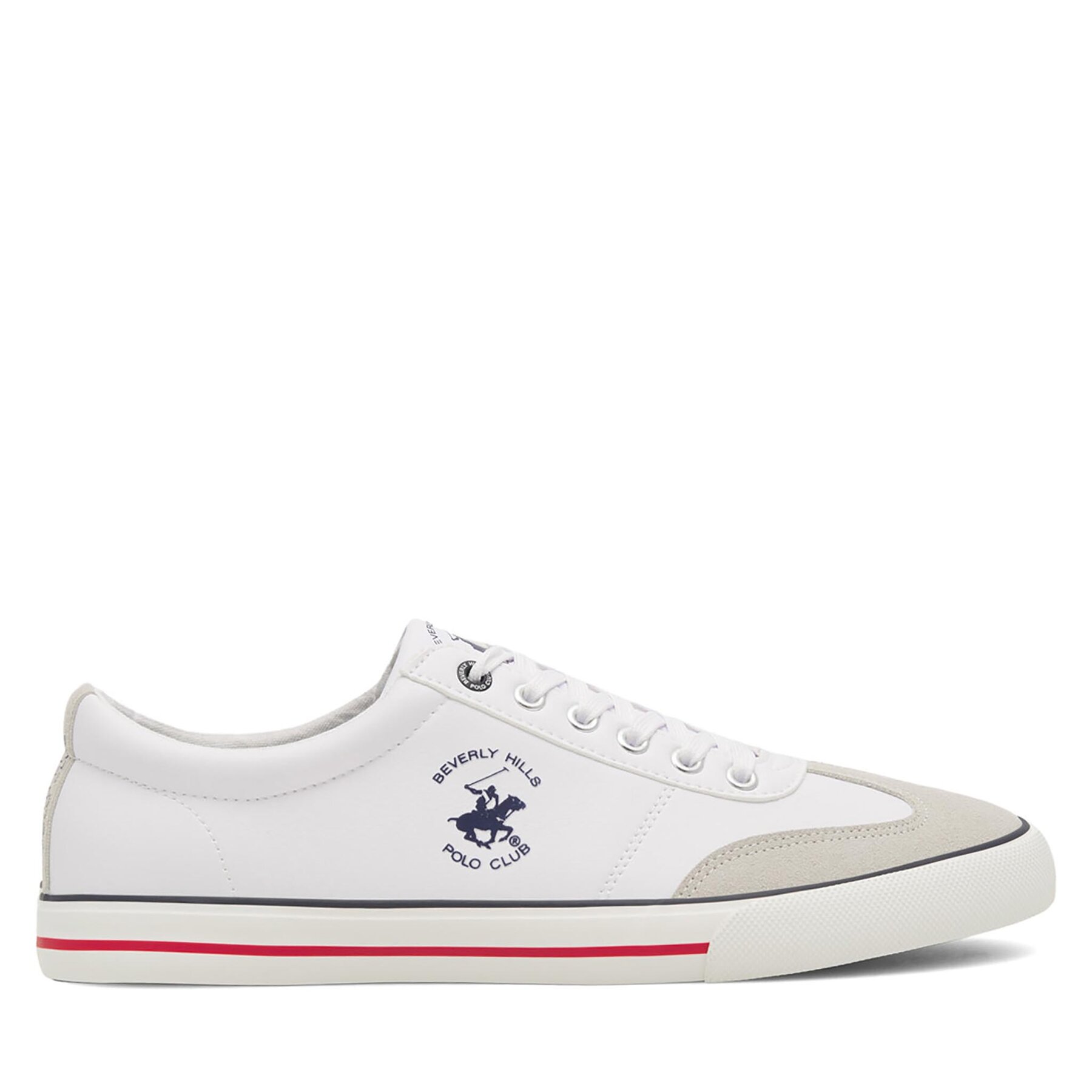 Sneakers aus Stoff Beverly Hills Polo Club M-24MVS5006 Weiß von Beverly Hills Polo Club