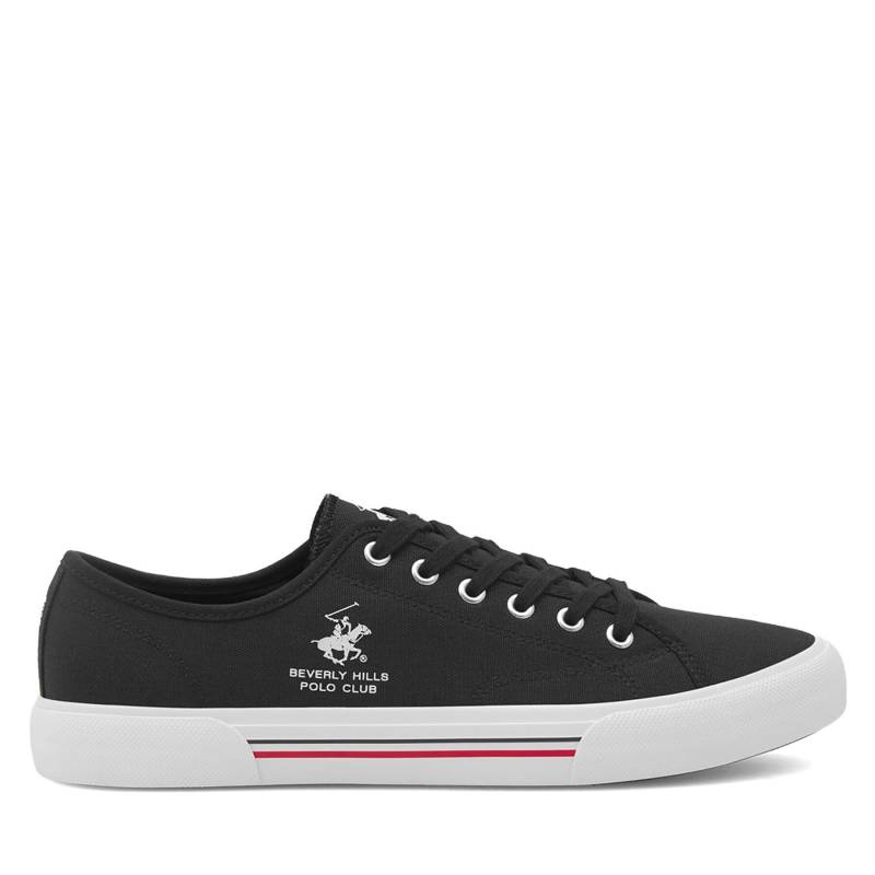 Sneakers aus Stoff Beverly Hills Polo Club M-24MVS5012 Schwarz von Beverly Hills Polo Club