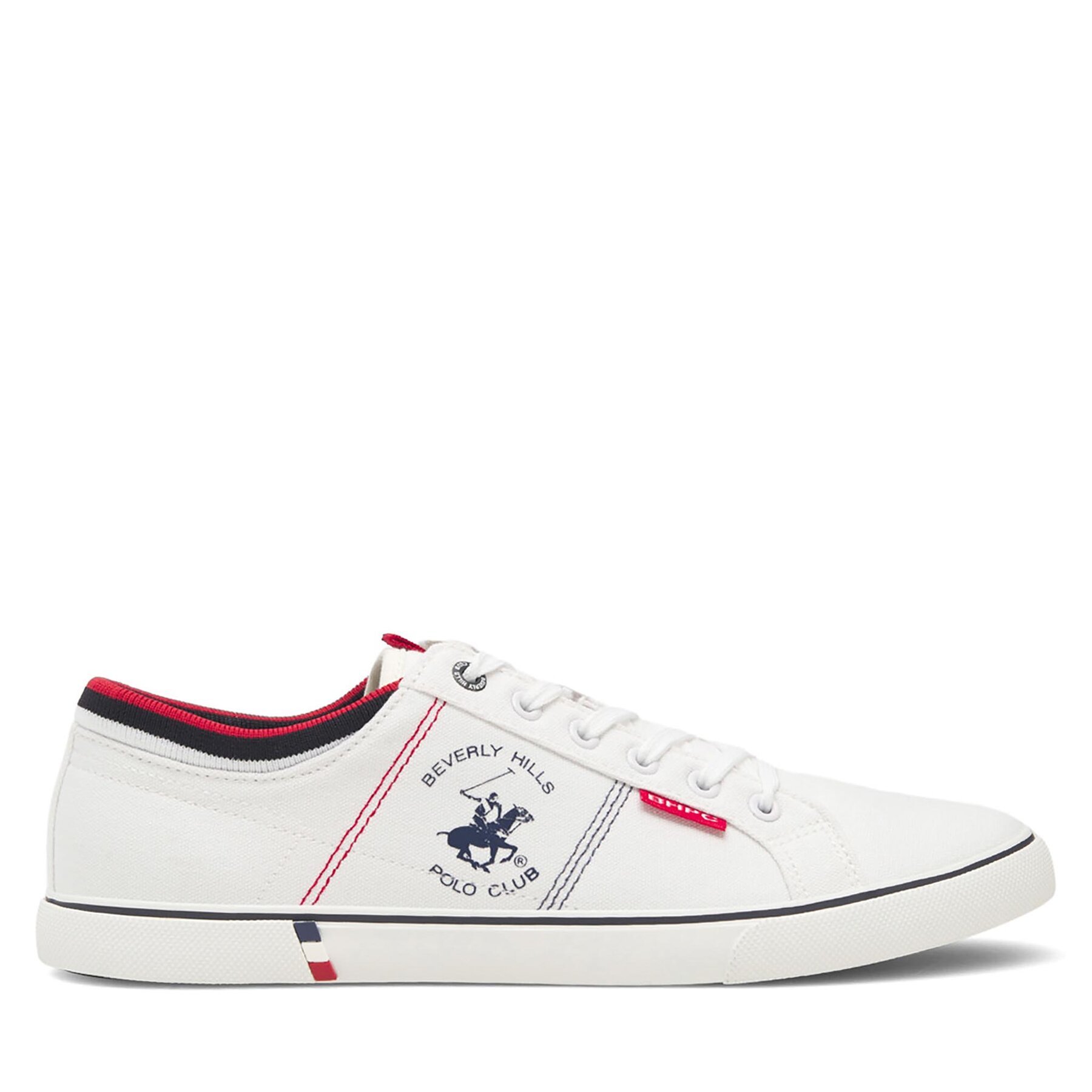 Sneakers aus Stoff Beverly Hills Polo Club M-VSS24010 Weiß von Beverly Hills Polo Club