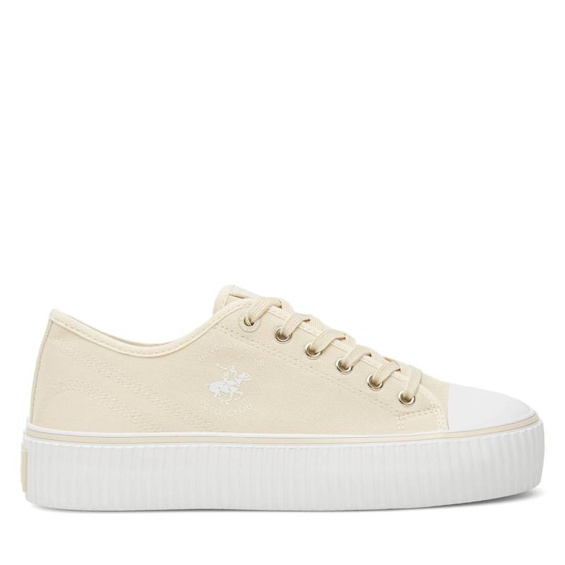 Sneakers aus Stoff Beverly Hills Polo Club W-BHPC027M Écru von Beverly Hills Polo Club