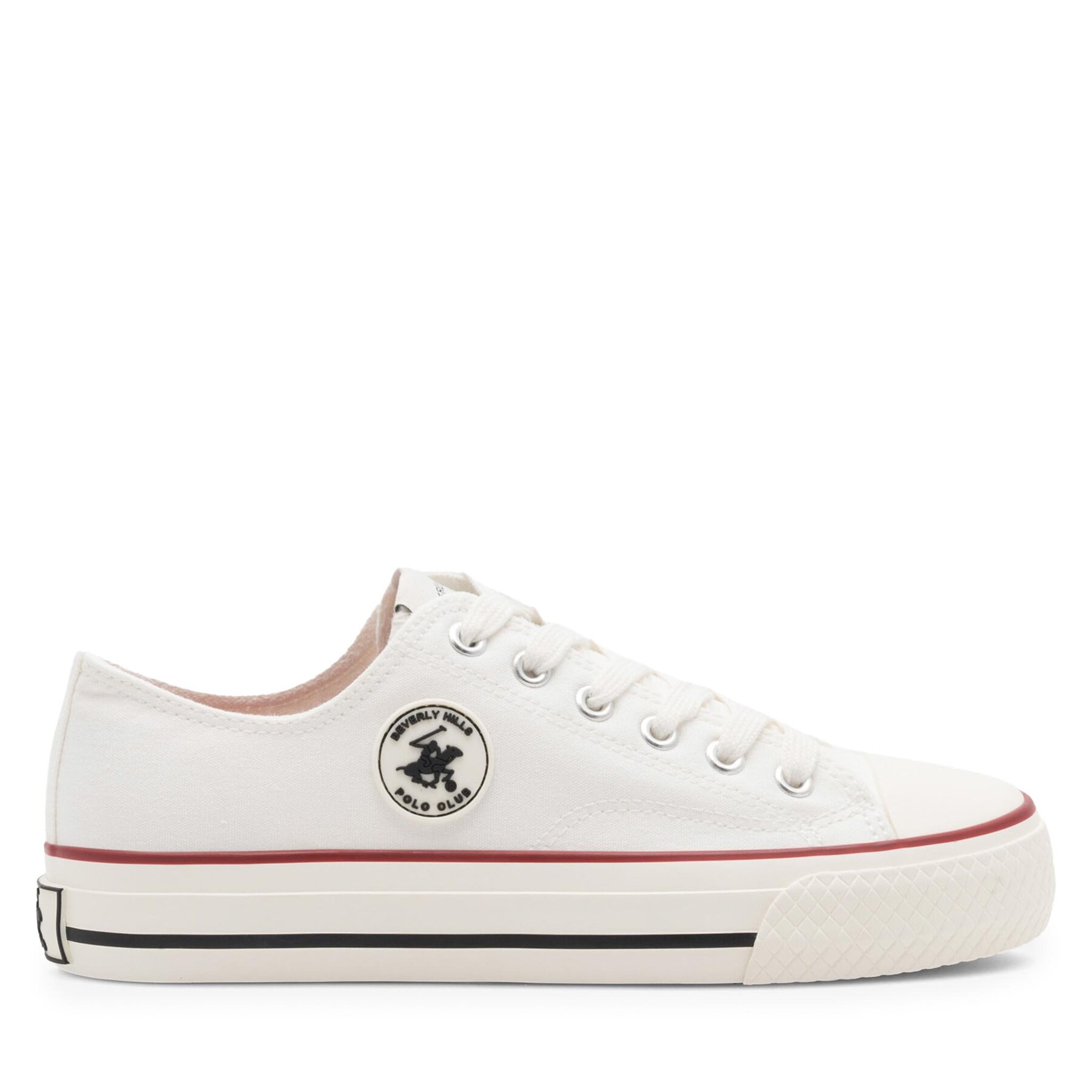Sneakers aus Stoff Beverly Hills Polo Club WP40-OG-31-1 Weiß von Beverly Hills Polo Club