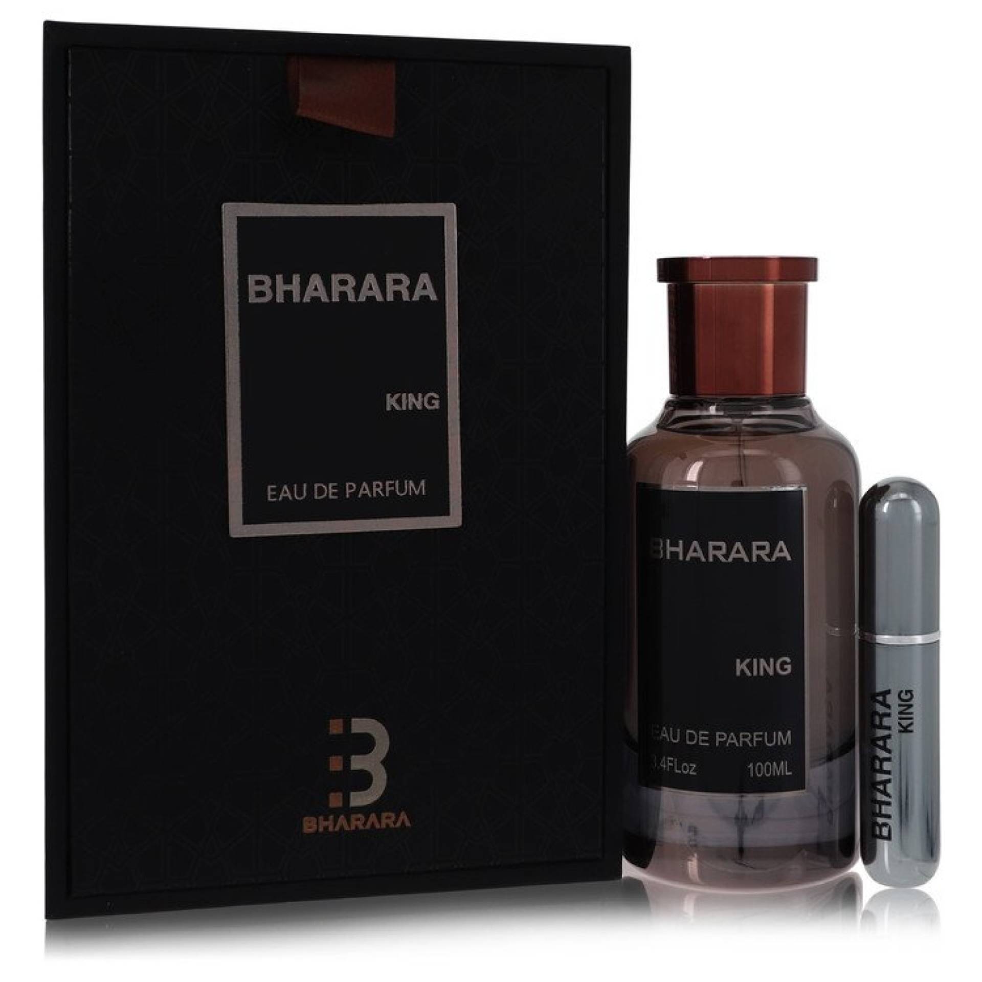 Bharara Beauty Bharara King Eau De Parfum Spray + Refillable Travel Spray 100 ml von Bharara Beauty