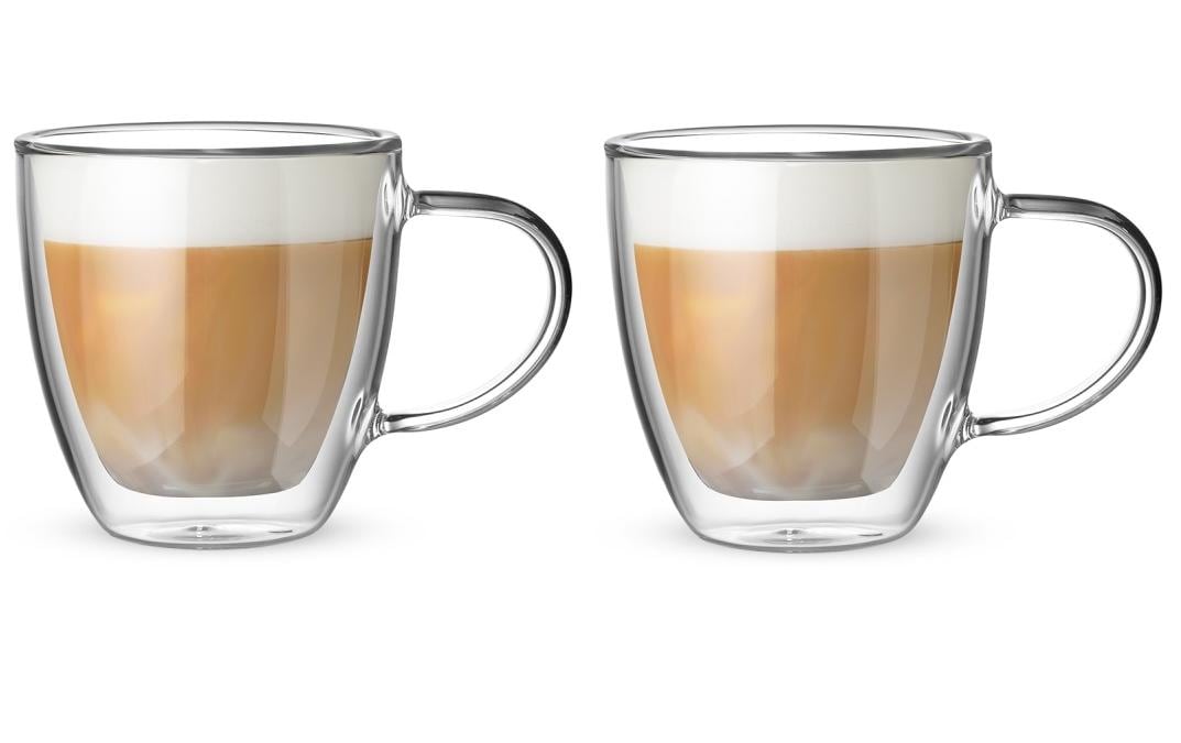 BIALETTI Cappuccinotasse »Capri 160 ml, 2 Stück, Transparent«, (2 tlg.) von Bialetti