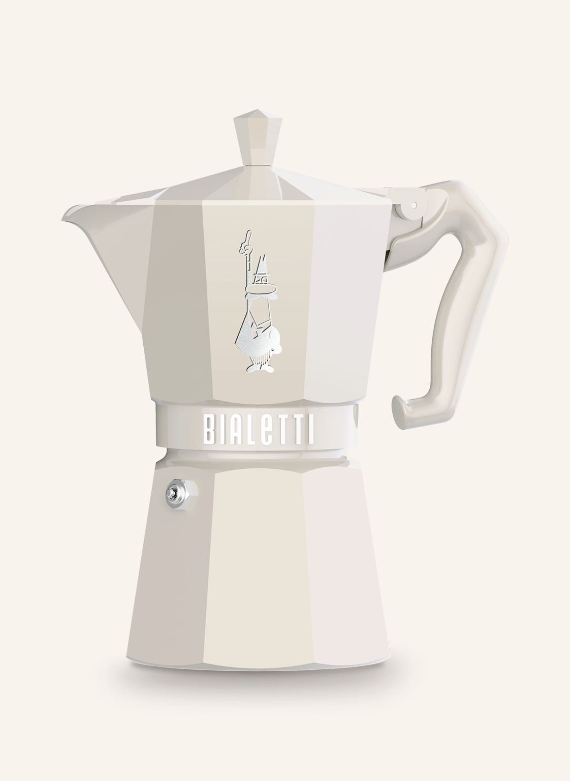 Bialetti Espressokocher Moka Exclusive beige von Bialetti