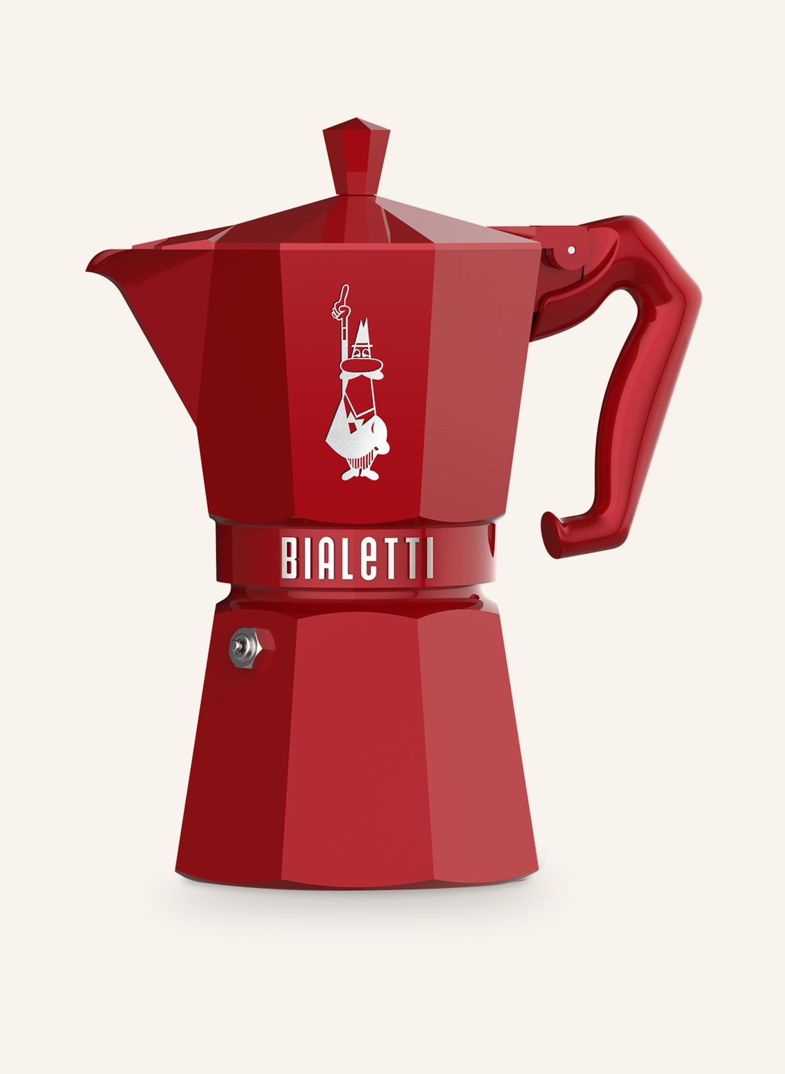 Bialetti Espressokocher Moka Exclusive rot von Bialetti