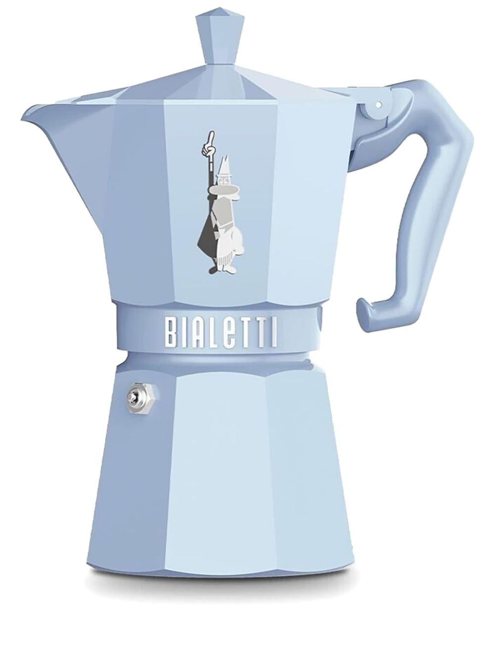 Bialetti Moka Express lasered-Alfonso coffee maker (187g) - Blue von Bialetti