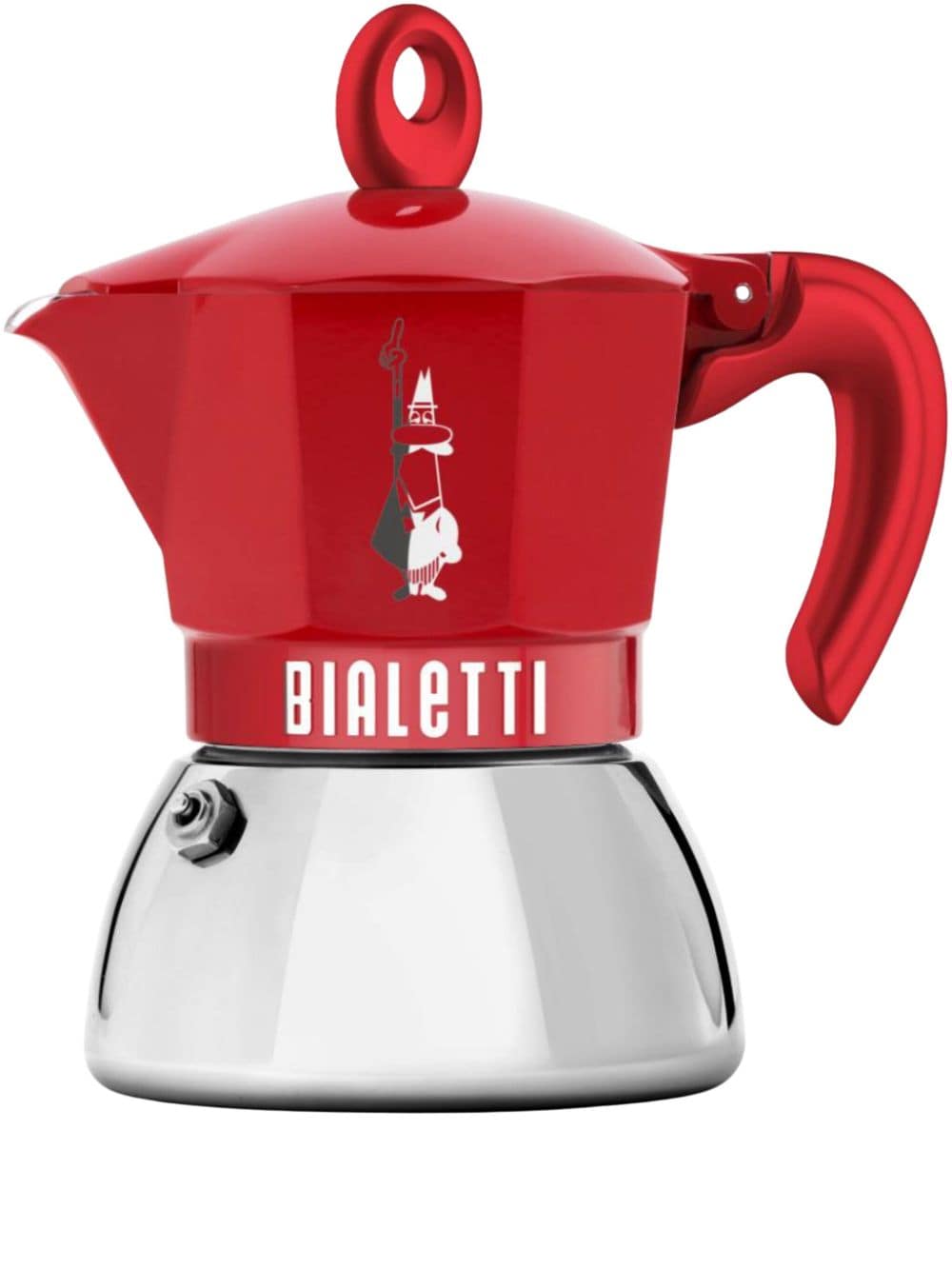 Bialetti Moka Induction Alfonso-print coffee maker (124g) - Red von Bialetti