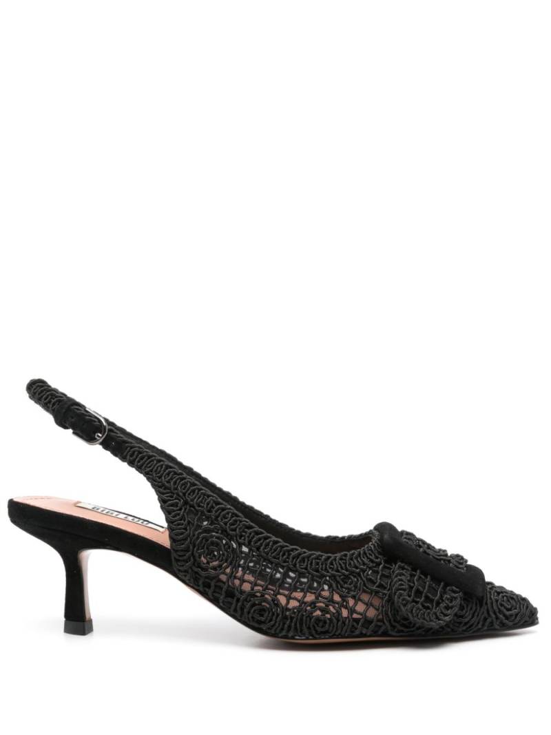 Bibi Lou Dalila 55mm slingback pumps - Black von Bibi Lou