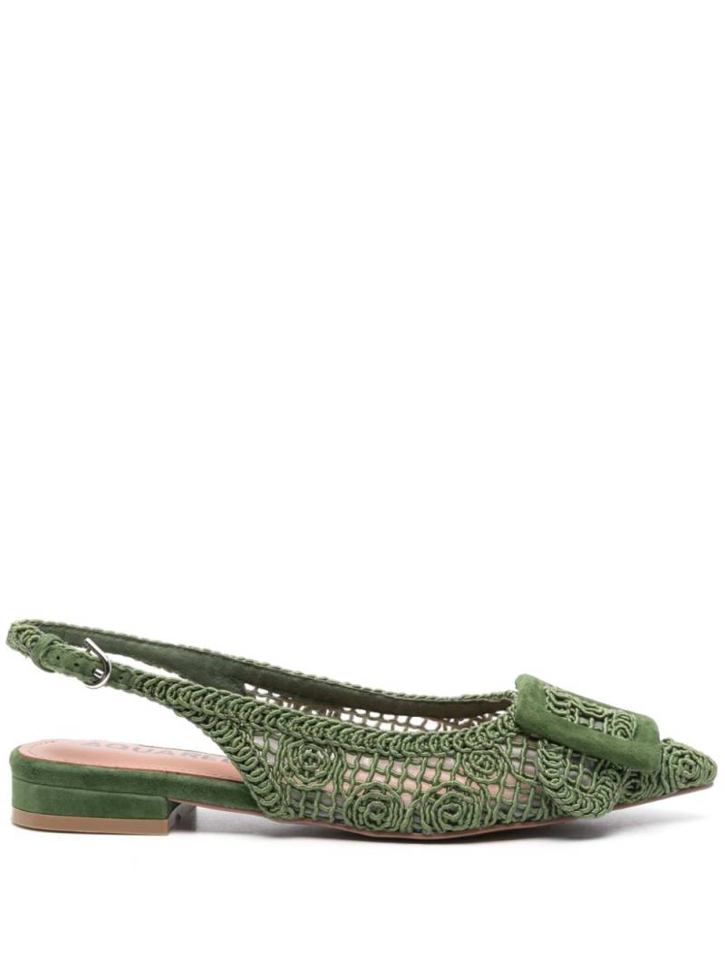 Bibi Lou Dalila slingback ballerina shoes - Green von Bibi Lou