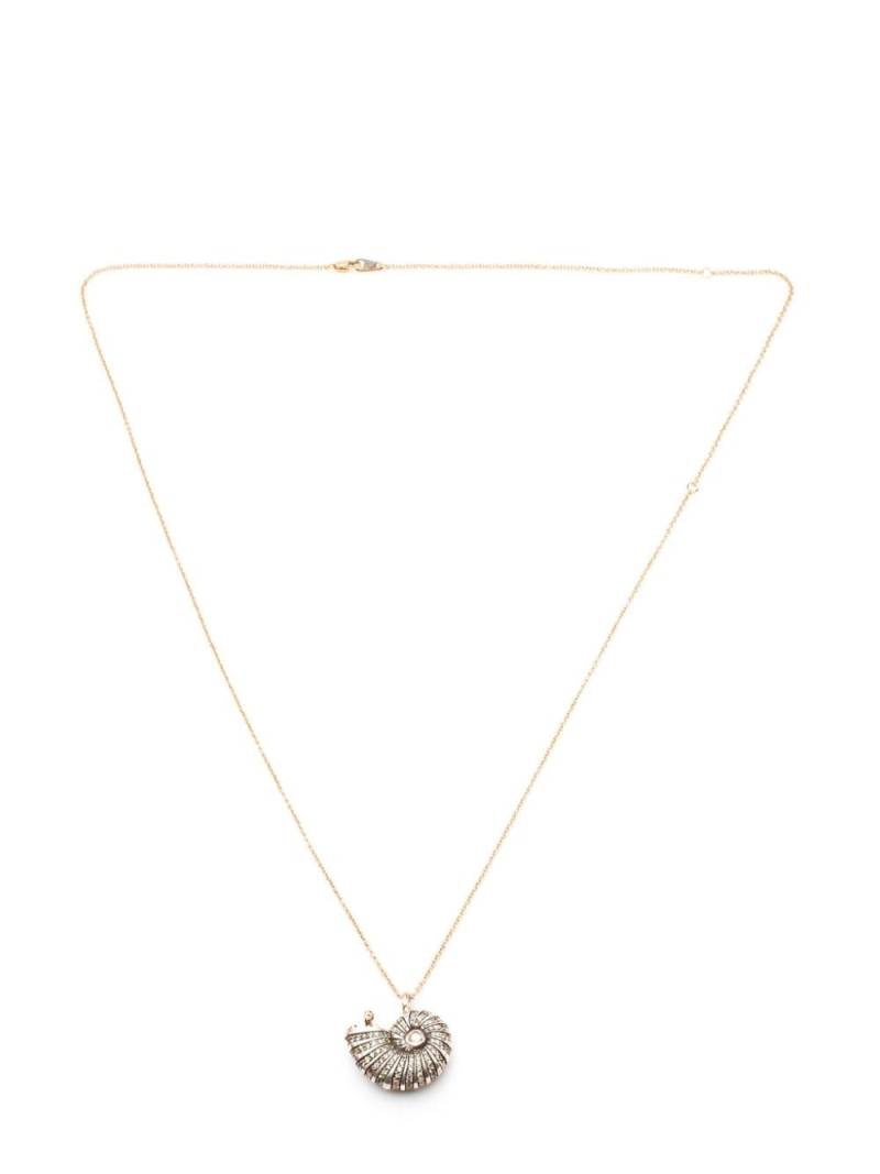 Bibi van der Velden 18kt rose gold Poseidon's Getaway sapphire and diamond necklace - Pink von Bibi van der Velden